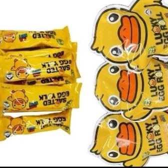 

Lucky Egg Roll 108gr/huijia salted egg yolk wafer roll( isi11)