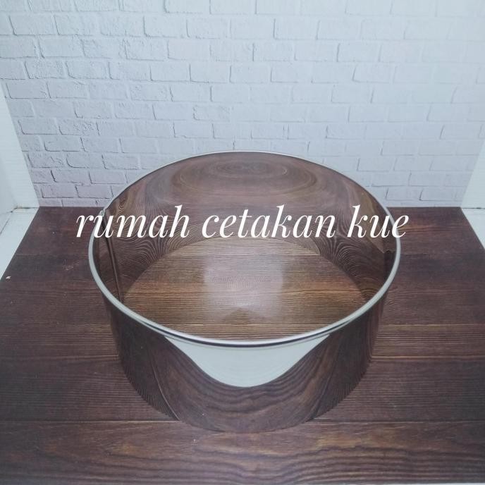 

`````````] ring cutter bulat stainlesss ukuran 22 cm/ Ring pemotong kue