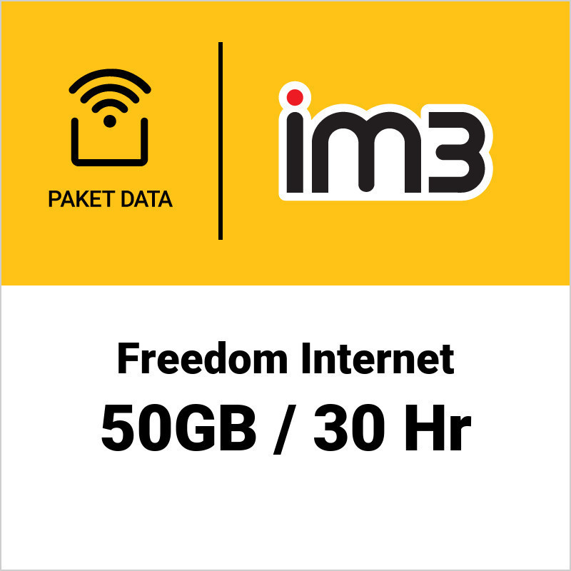 Freedom Internet 50Gb / 30 Hari Im3