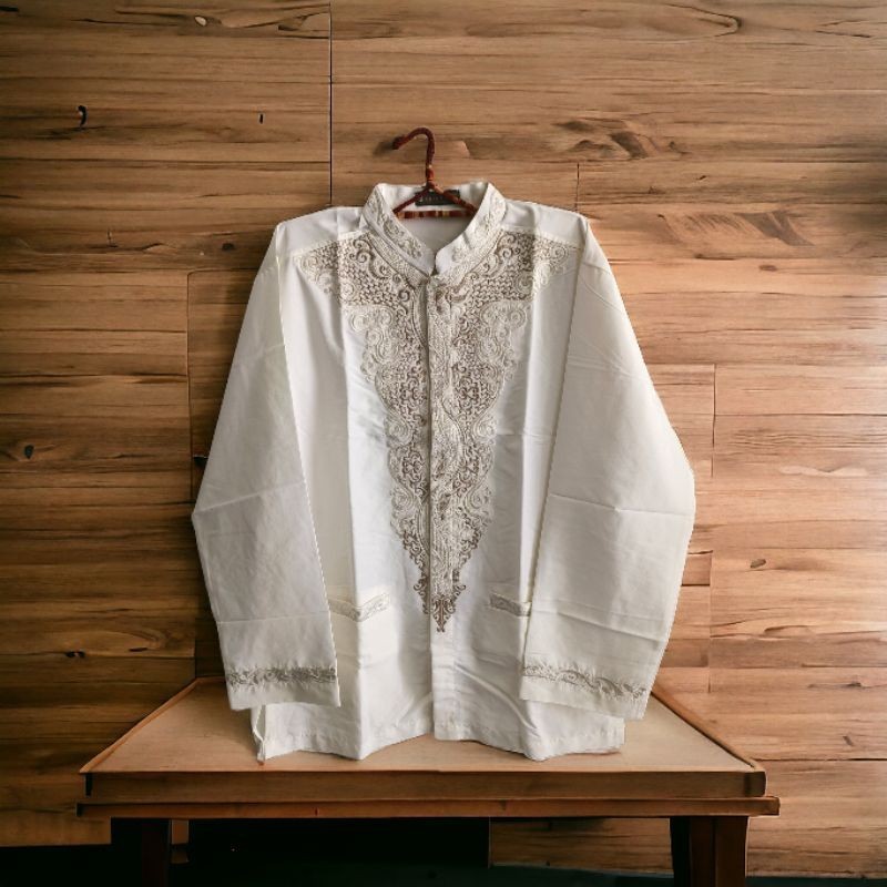 Baju Koko Takwa Taqwa Lebaran Busana Muslim Benhill Benhil Lengan Panjang