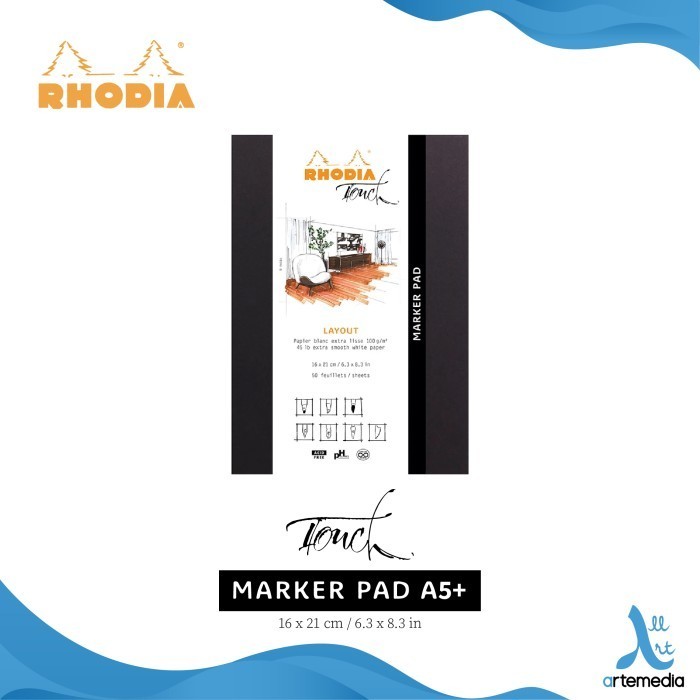

Buku Sketsa Rhodia Touch A5 Plus Layout Marker Pad