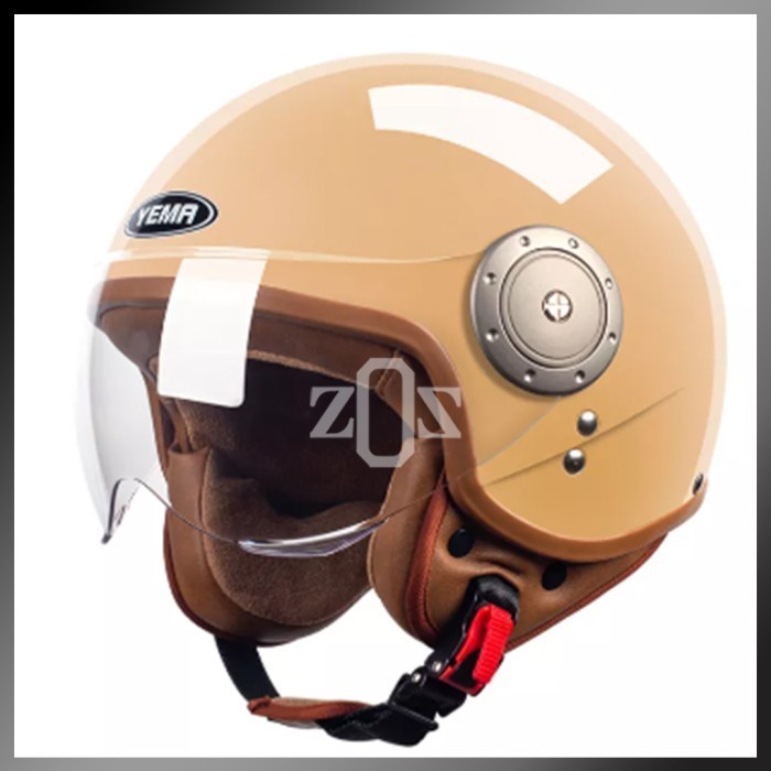 Helm Helmet Motor Motorcycle YEMA Retro Mustang 3C Unisex