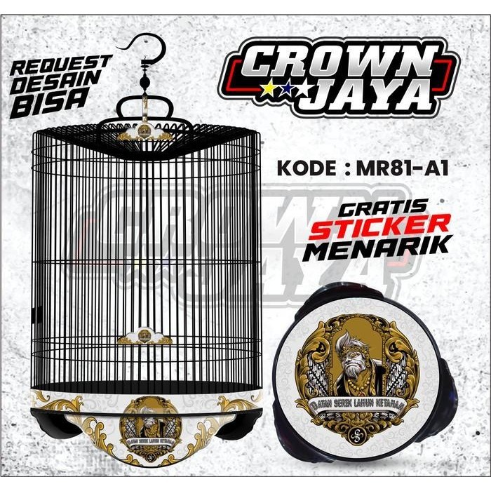 PROMO|NEW|TERBARU STIKER SANGKAR MURAI EBOD JAYA - DECAL TEBOK MURAI