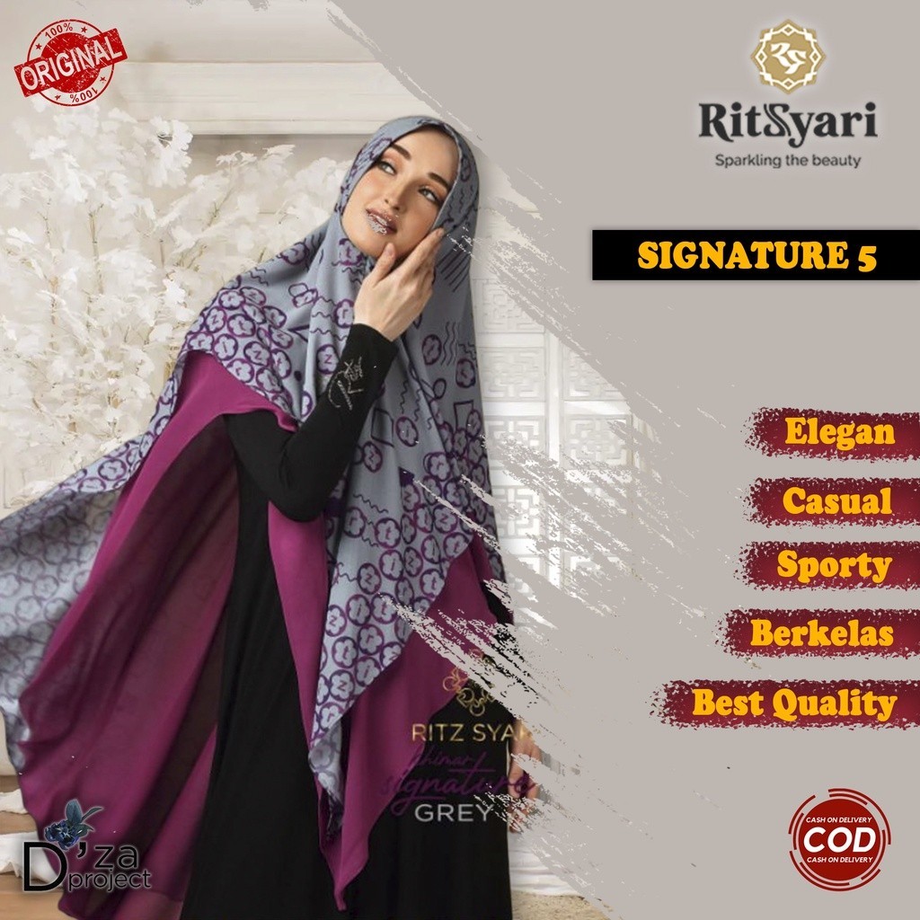 NEW PREMIUM DAILY HIJAB Khimar hijab kerudung instan Esperanto series by Ritz Syari mewah