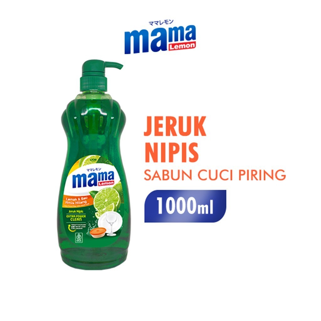 Mama Lemon Pencuci Piring Jeruk Nipis Botol 1L