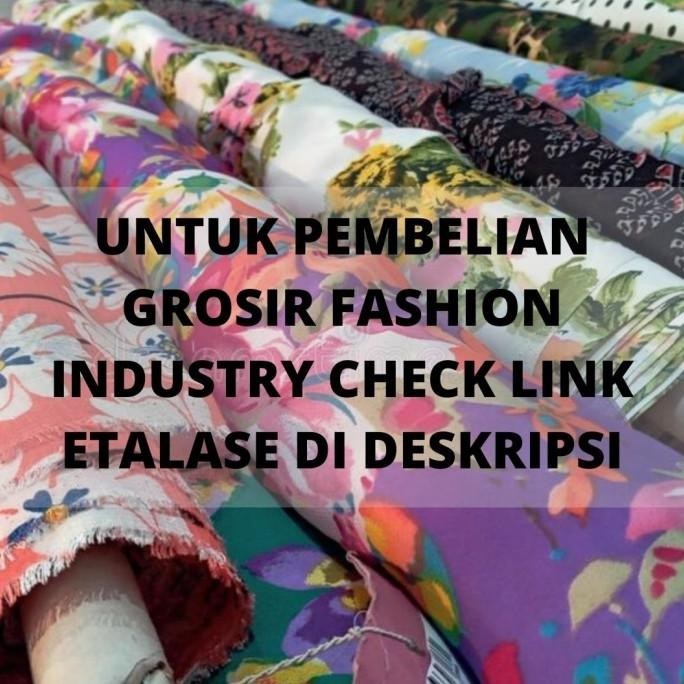 

Kain Print Bunga Sutra / Kain Sutra Ity Crepe -Laurel Flower (0,5 Mtr) Pengiriman Cepat