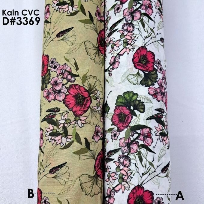 

Kain Katun / Kain Print Cvc D-3369 Original