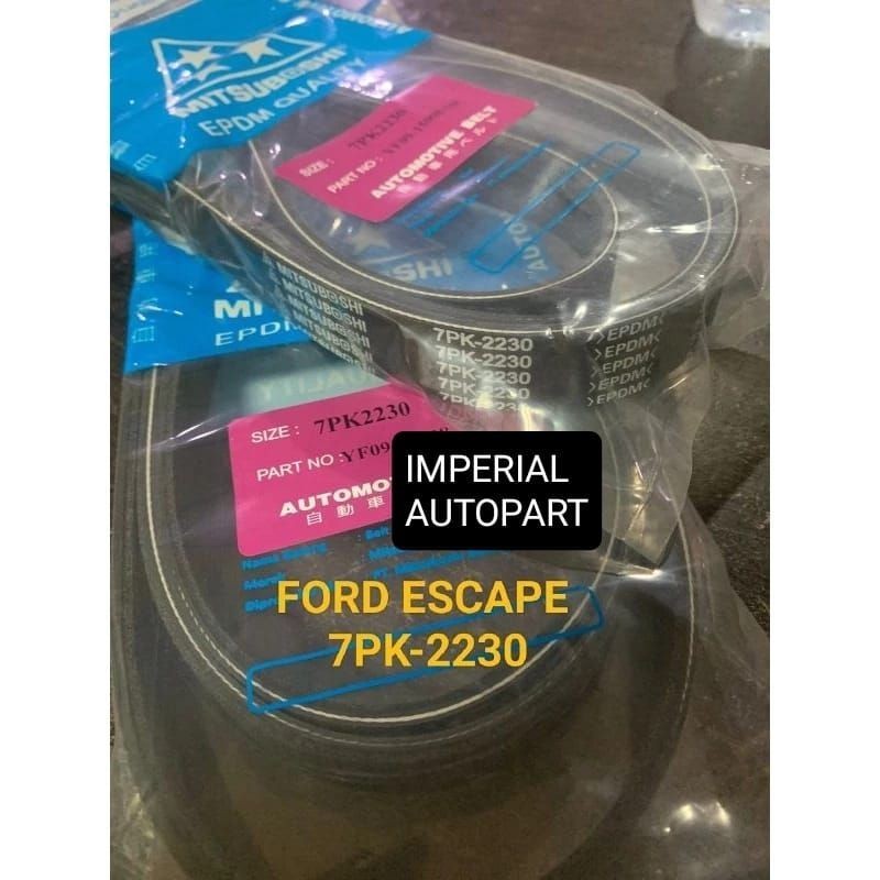fan belt v belt ford escape 7PK2230 7PK-2230