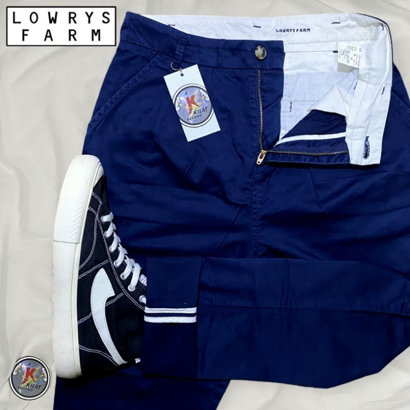 celana Lowrys Farm semi selvedge 100% original not UNIQLO not h&m