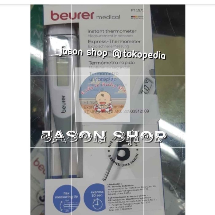 Ready Termometer Beurer FT 15/Beurer termometer instant/termometer digital