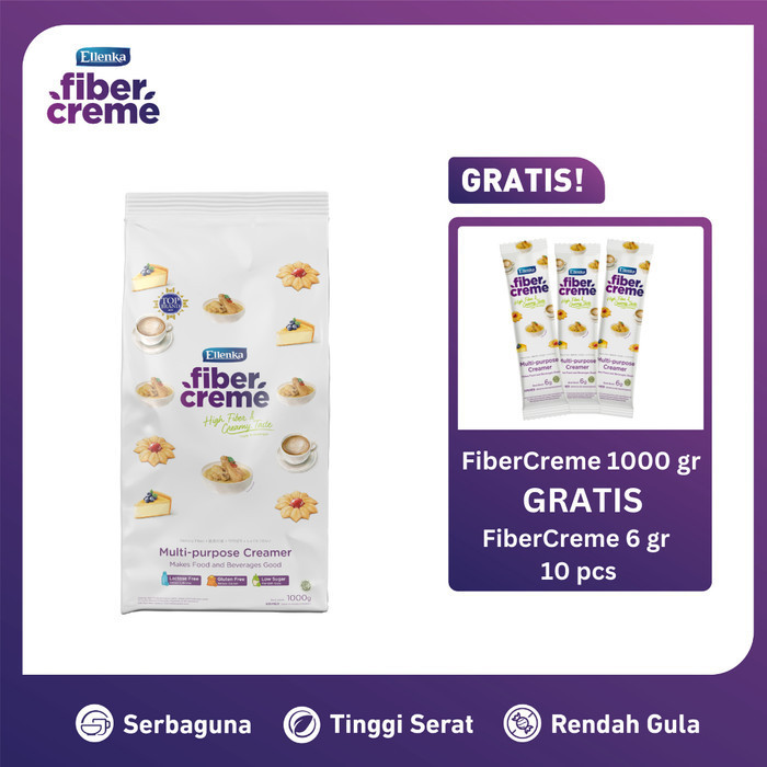 

Ready FiberCreme Foil Pack 1000gr GRATIS Sachet 6gr - 10pcs
