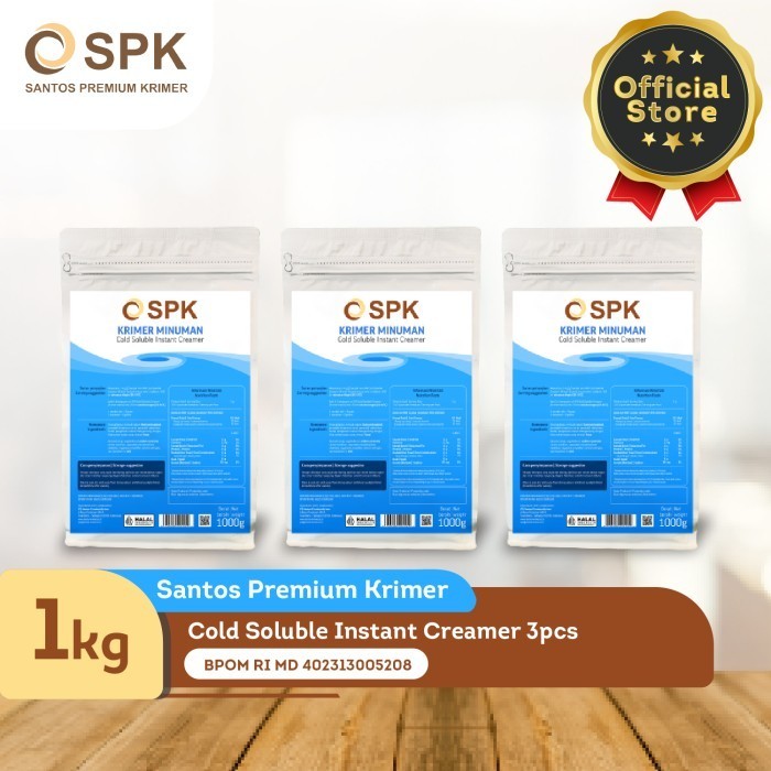 

Ready Santos Premium Krimer - Cold Soluble Instant Creamer 1 kg x3