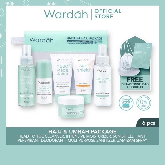 

Ready BARU .. Wardah Paket Haji Umroh Kemasan Baru