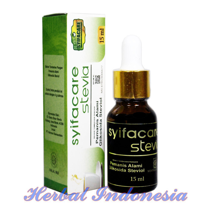 

Ready STEVIA SYIFACARE 15ml - Pemanis Alami Pengganti Gula