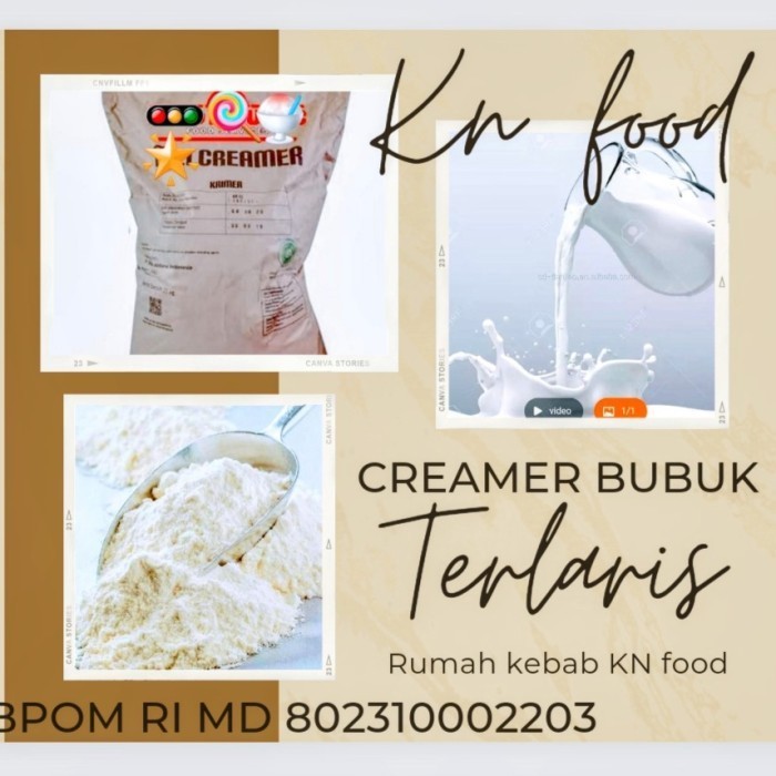 

Ready KHUSUS GOJEK GO-KILAT -Non Dairly Creamer -1Sak Creamer 25 Kg