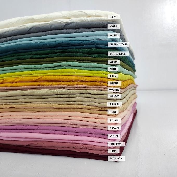 

Kain Crinkle/Crincle Airflow Per 0,5 Meter