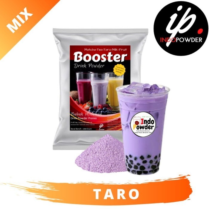 

NEW Bubuk Minuman aneka rasa Taro 1 kg - Bubble Drink Taro - Indopowder