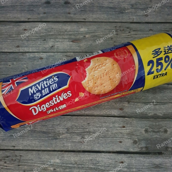 PROMO McVities Digestive Biscuit Original Britain Singapore