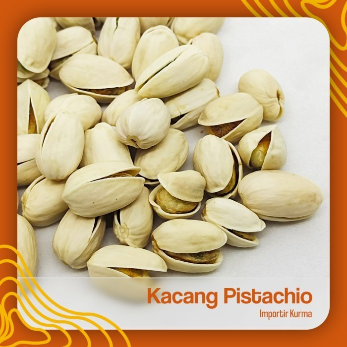 

TERUJI KACANG PISTACHIO 500Gr / KACANG FUSTUK / Kacang Pistachio Arab Fustuk