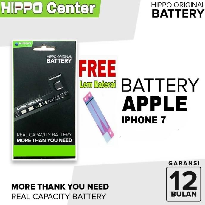 Hippo Baterai Original iPhone 7 1960 mah baterai hippo iphone iPhone7