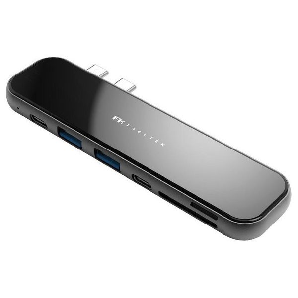 Feeltek Jet Glass 7 In 2 Usb-C Hub - Black