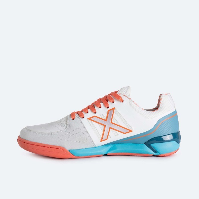 Sepatu Futsal X Munich Prisma 24 - White Orange