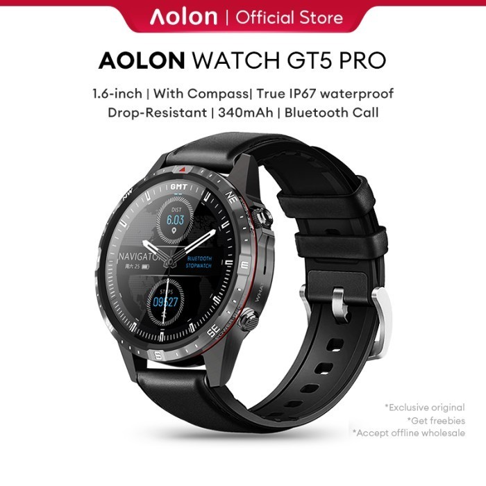 Aolon Smartwatch Jam Tangan Waterproof Nfc Bluetooth Call