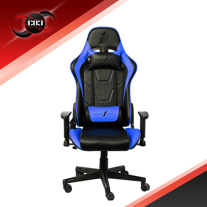 1Stplayer Gaming Chair Fk2 - Black Blue - Lumbar Massage
