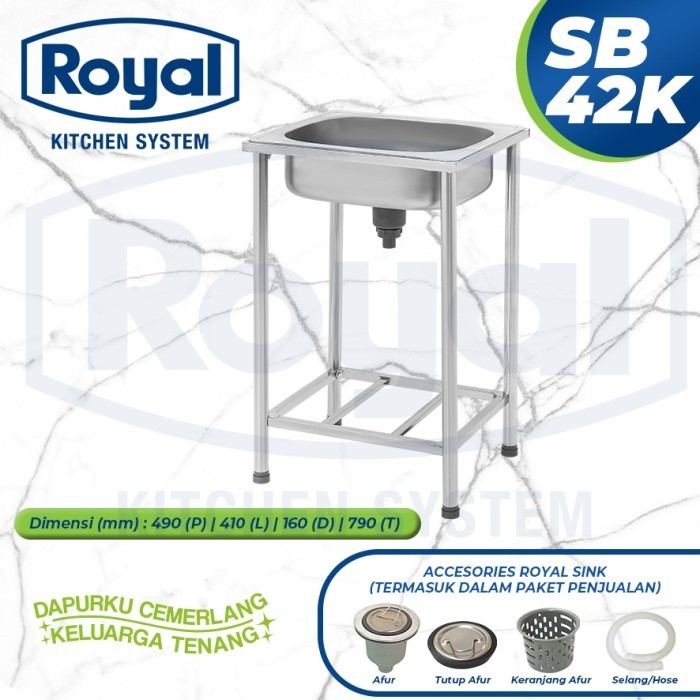 Royal Kitchen Table Sb 42 K Meja Cuci Piring Portable