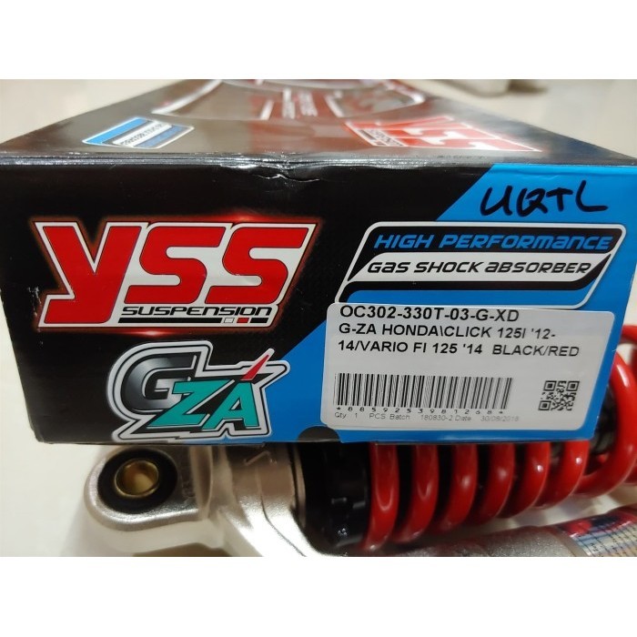 Shockbreaker Yss Tabung Vario 125 Old & X Ride Gza Series 330Mm