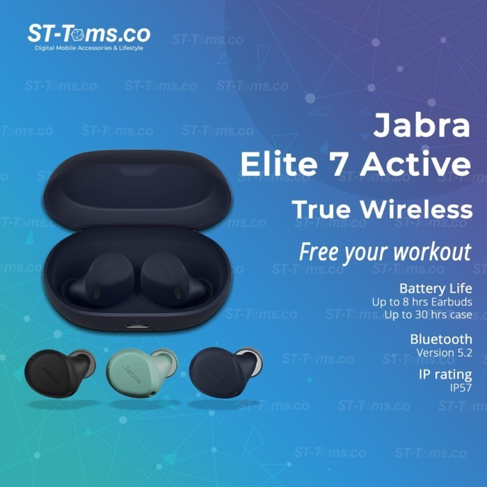 Jabra Elite 7 Active True Wireless Earbuds Bluetooth Headset Earphone