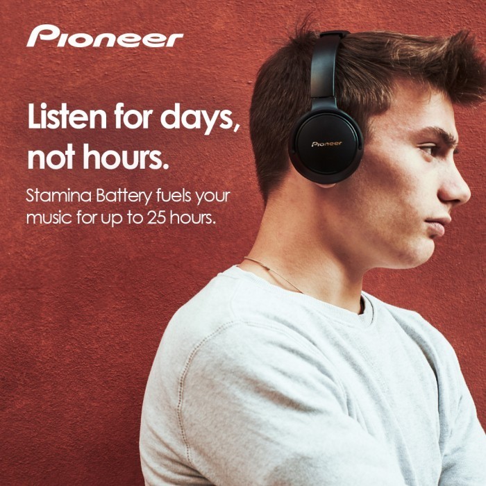 Pioneer Bluetooth Headphone Se-S3Bt Single