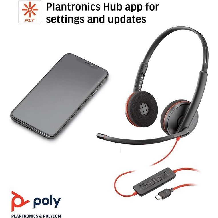 Plantronics Blackwire C3220 / C 3220 Wired Headset