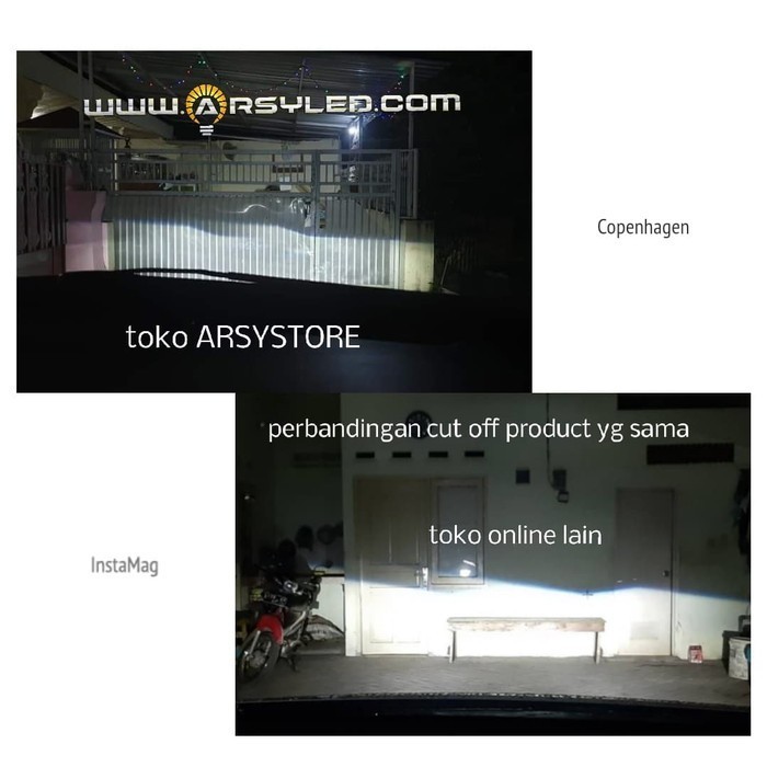 Arsy Led Utama H4 Xpander Avanza Xenia Brio Mini Projie Cutoff 5500K