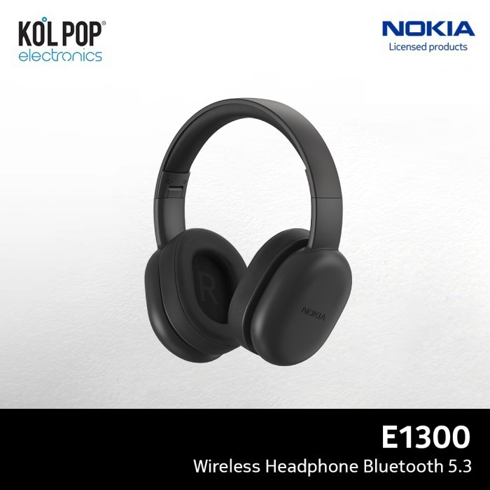 Nokia E1300 Bluetooth 5.3 Essential Wireless Headphone-Black