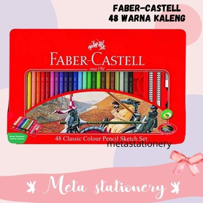 

Pensil Warna Classic 48 Warna Tin Faber Castell