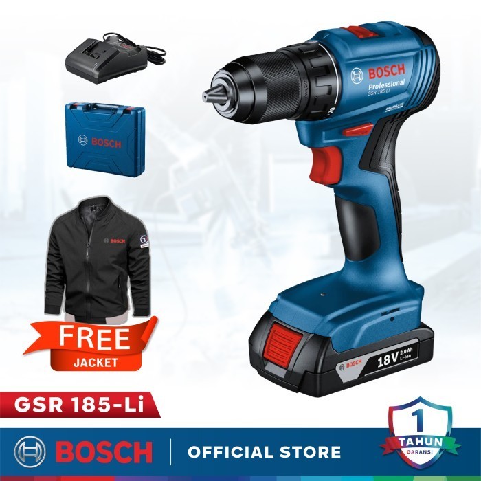 Bosch Brushless Drill Driver 18V Gsr 185-Li Gsr185Li