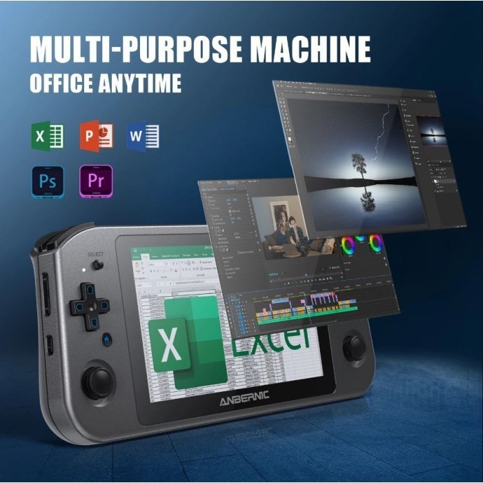 Anbernic Win600 Handheld Portable Gaming Pc Windows Video Game Console