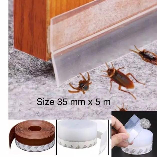 

35mm x 5 m Weather Strip Door Window Seal Tape No Noise BS76