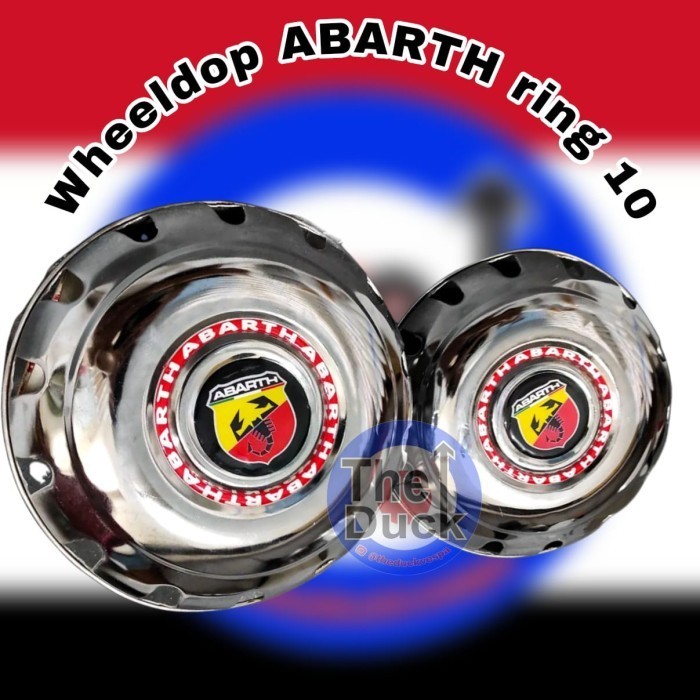 Wheeldop Vespa Truck Abarth Merah Ring 10 Remade