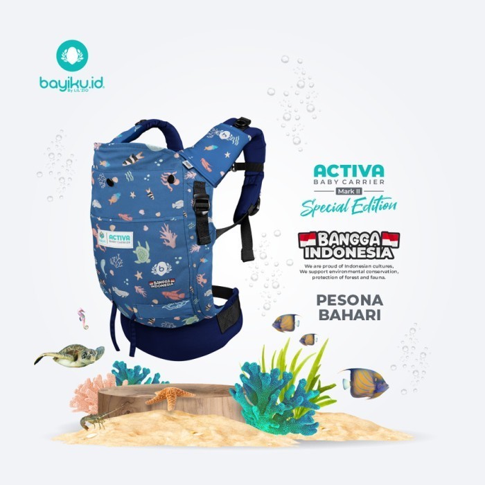Gendongan Bayi Activa Bayiku Id Baby Carrier Ssc Seri Bangga Indonesia