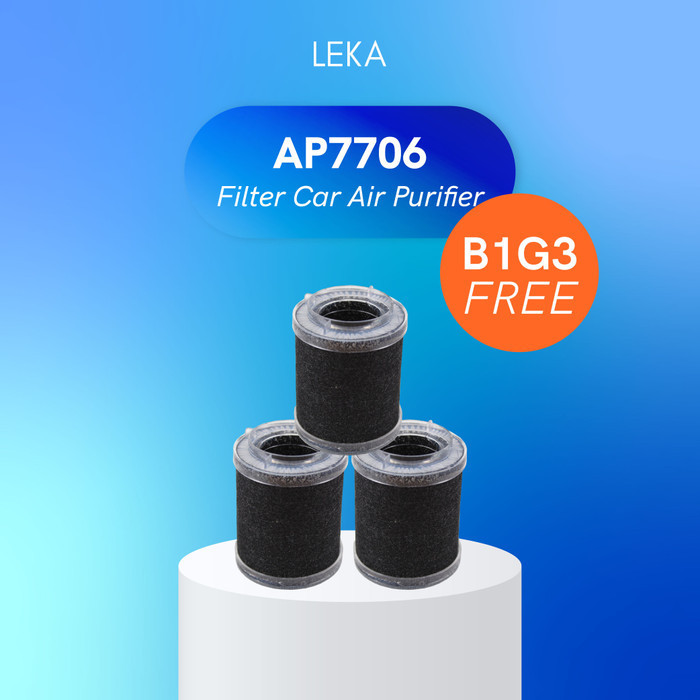 Leka Ap7706 Car Air Purifier - Replacement Filter Hepa11 Carbon