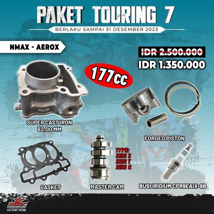 Paket Bore Up Nmax-Aerox Blok Piston-Master Cam - Brt Paket Touring 1