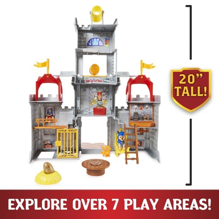 Mainan Paw Patrol Rescue Knights Castle Hq Playset With Chase And Mini