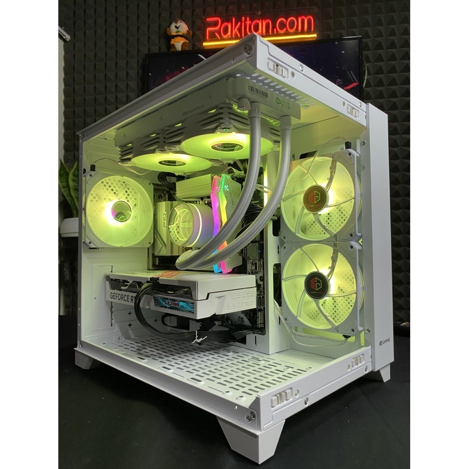 Paket Pc Rakitan Komputer Gaming Dan Streaming Full White