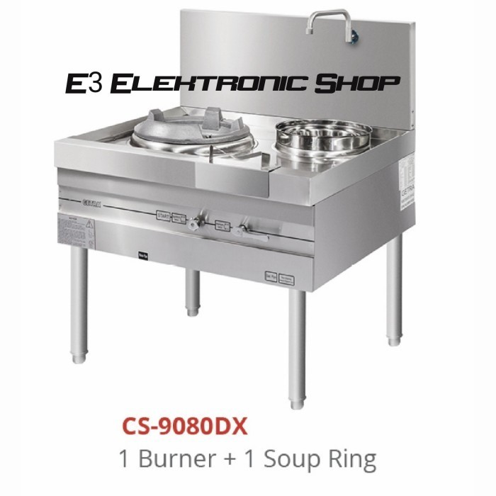 Gas Kwali Range Getra Cs9080Dx 1Burner 1Soup Ring Cs 9080Dx