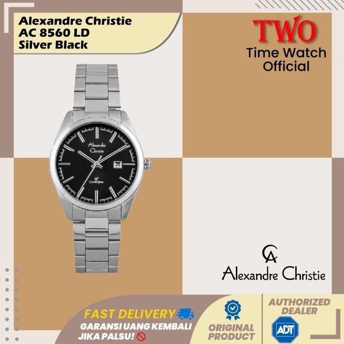 Alexandre Christie Wanita Ac 8560 Ld Ac 8560 Ac8560Ld Stainless Strap