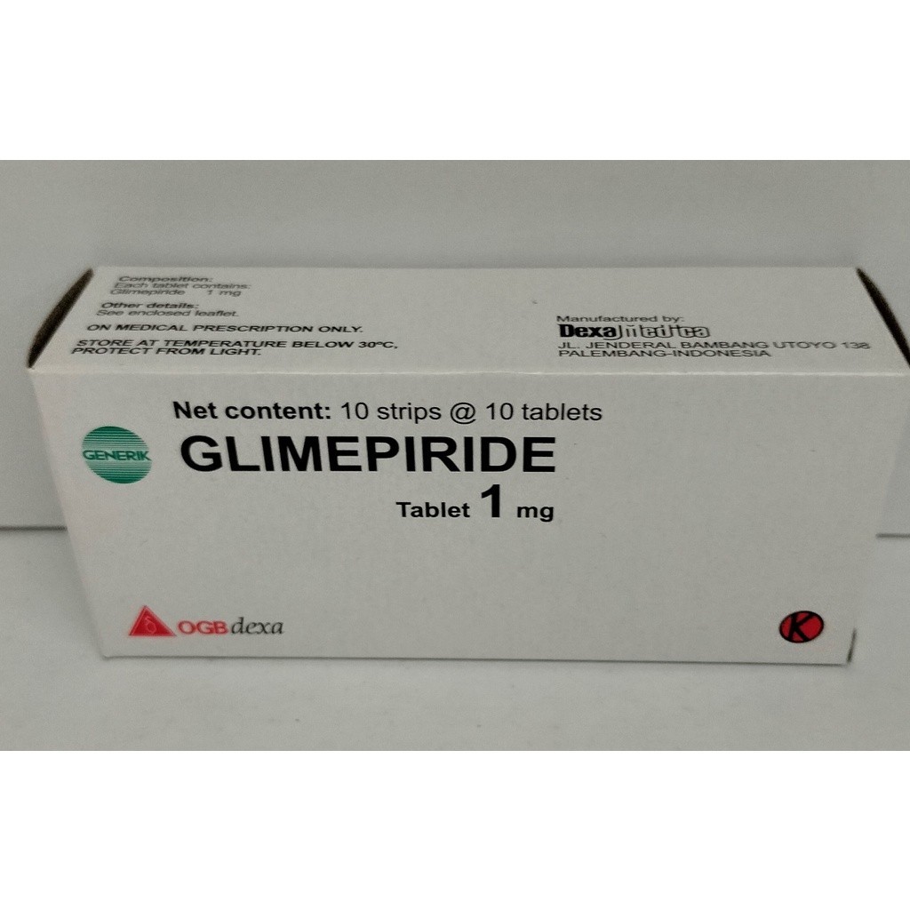 GLIMEPIRIDE 1MG TAB 10`S (dexa)