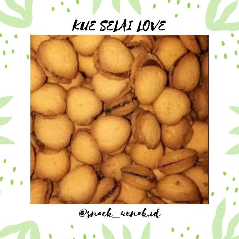

LANGSUNG KIRIM SNACK KILOAN KUE SELAI LOVE 500 GRAM | CEMILAN MURAH MAKASSAR