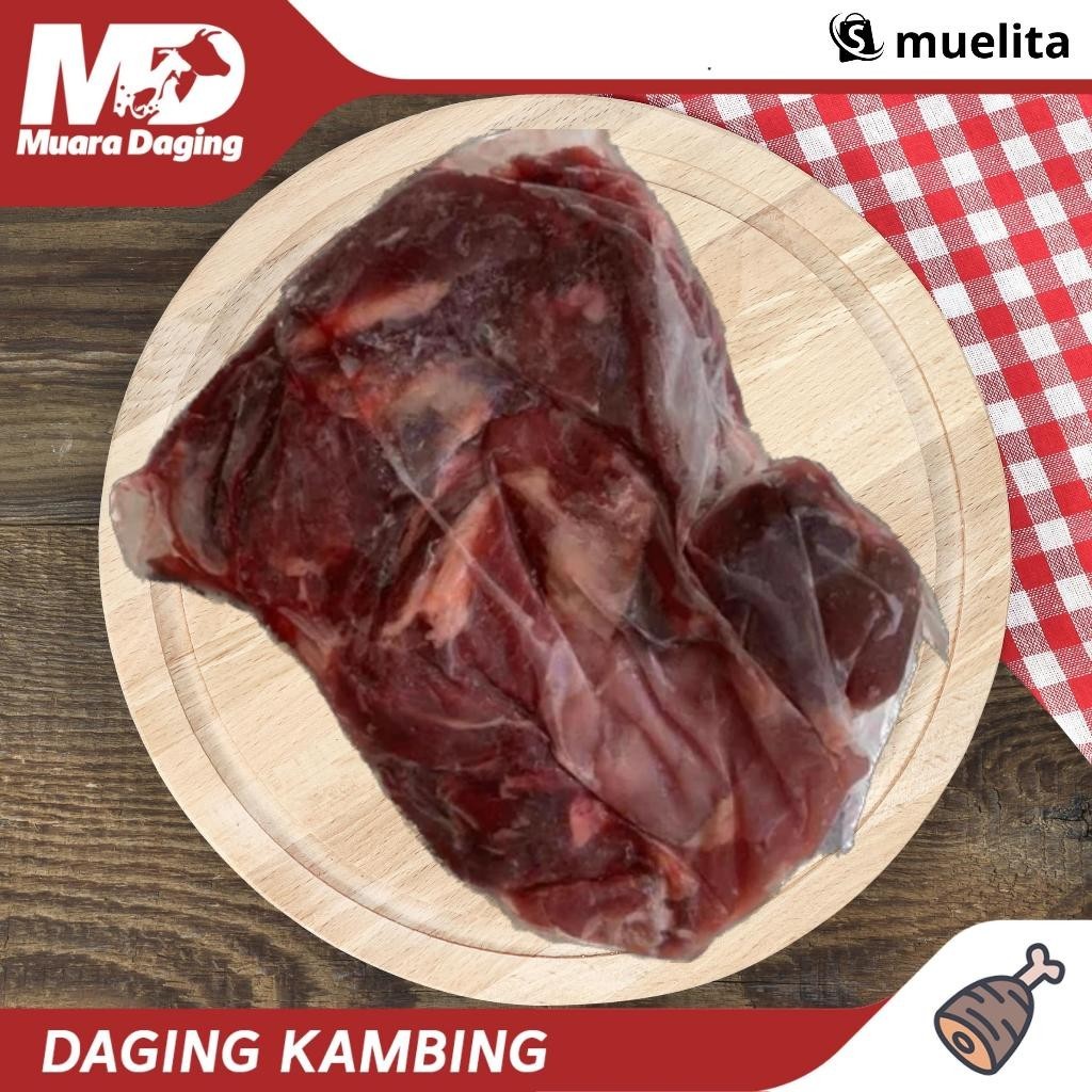 

Daging Kambing Potong-Potong 500Gr - Kambing Grass-Fed, Tanpa Suntik Hormon & Antibiotik, Daging